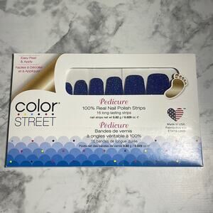 Color Street Good Night Pedicure Nail Strips NWT